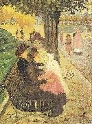 Maurice Prendergast The Tuileries Gardens oil painting